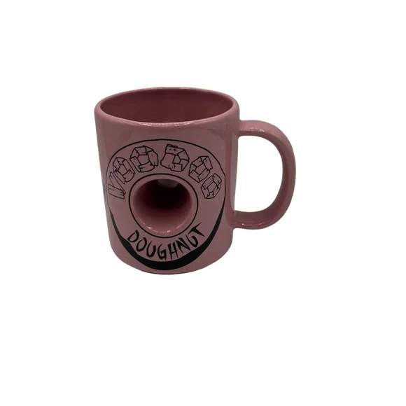 VOODOO DONUT COFFEE MUG preowned coffee mug “The magic is in the hole” - Picture 2 of 8